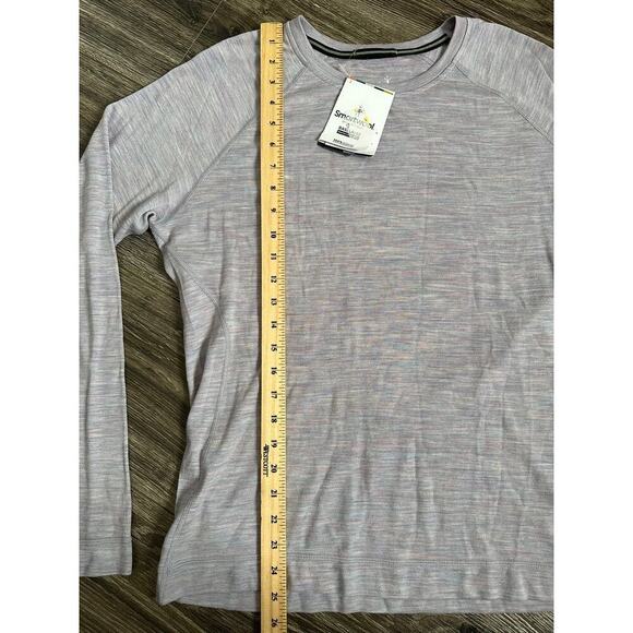 Smartwool Women's Merino 250 Baselayer Crew Purple Eclipse Heather XL - Picture 2 of 6